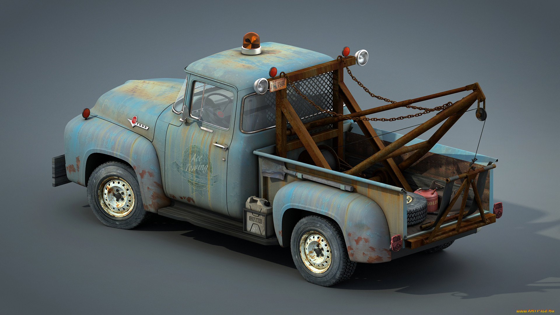 , 3, ford, wip, wrecker, f100, 02